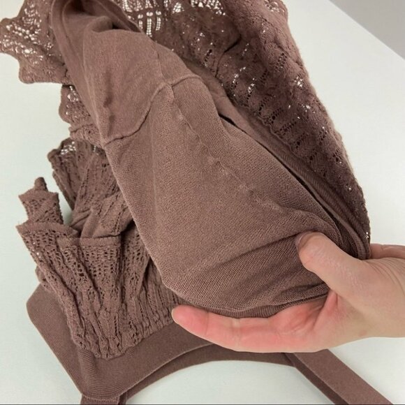 Anthropologie Moth Brown Tiered‎ Layer Ruffle Tunic Top Size XS Bohemian Boho - Picture 8 of 10